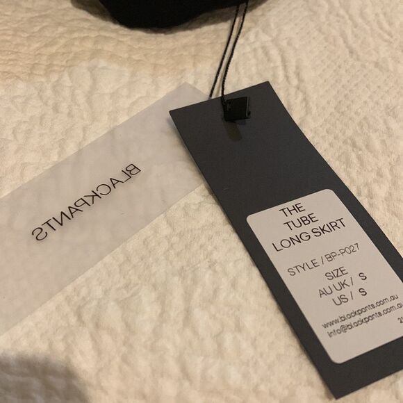 Black Pants The Tube Long skirt US size Small NWT - Picture 6 of 13